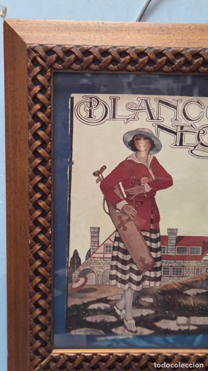 Vintage: cuadro con cartel antiguo