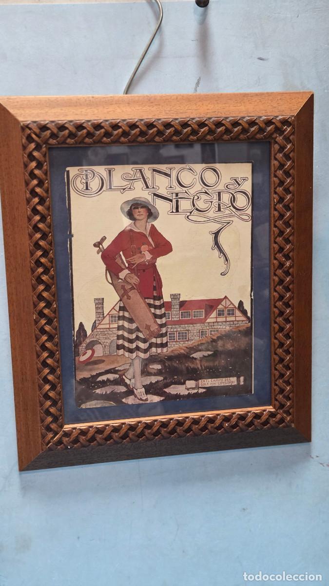 Vintage: cuadro con cartel antiguo - Foto 2