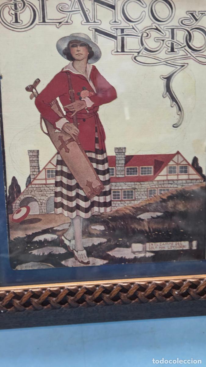 Vintage: cuadro con cartel antiguo - Foto 3