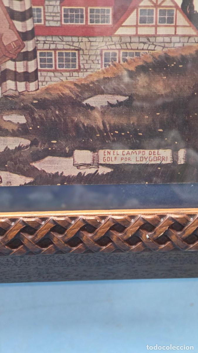 Vintage: cuadro con cartel antiguo - Foto 4