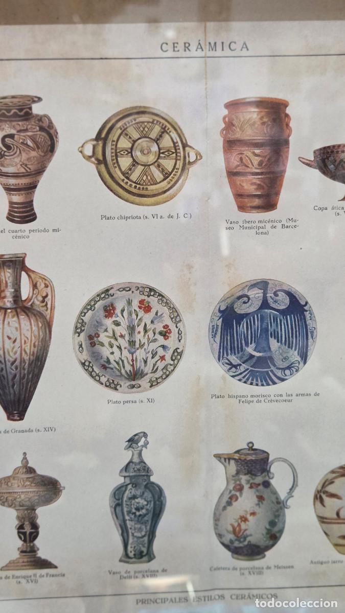 Vintage: cuadro con lamina antigua - Foto 4