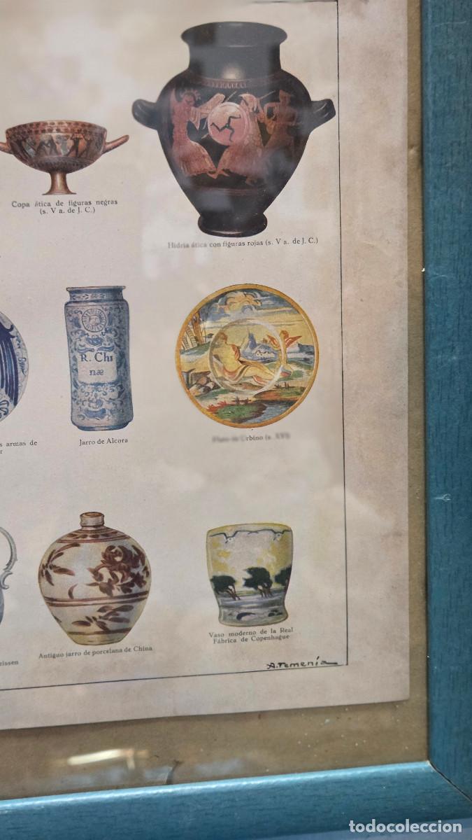 Vintage: cuadro con lamina antigua - Foto 5