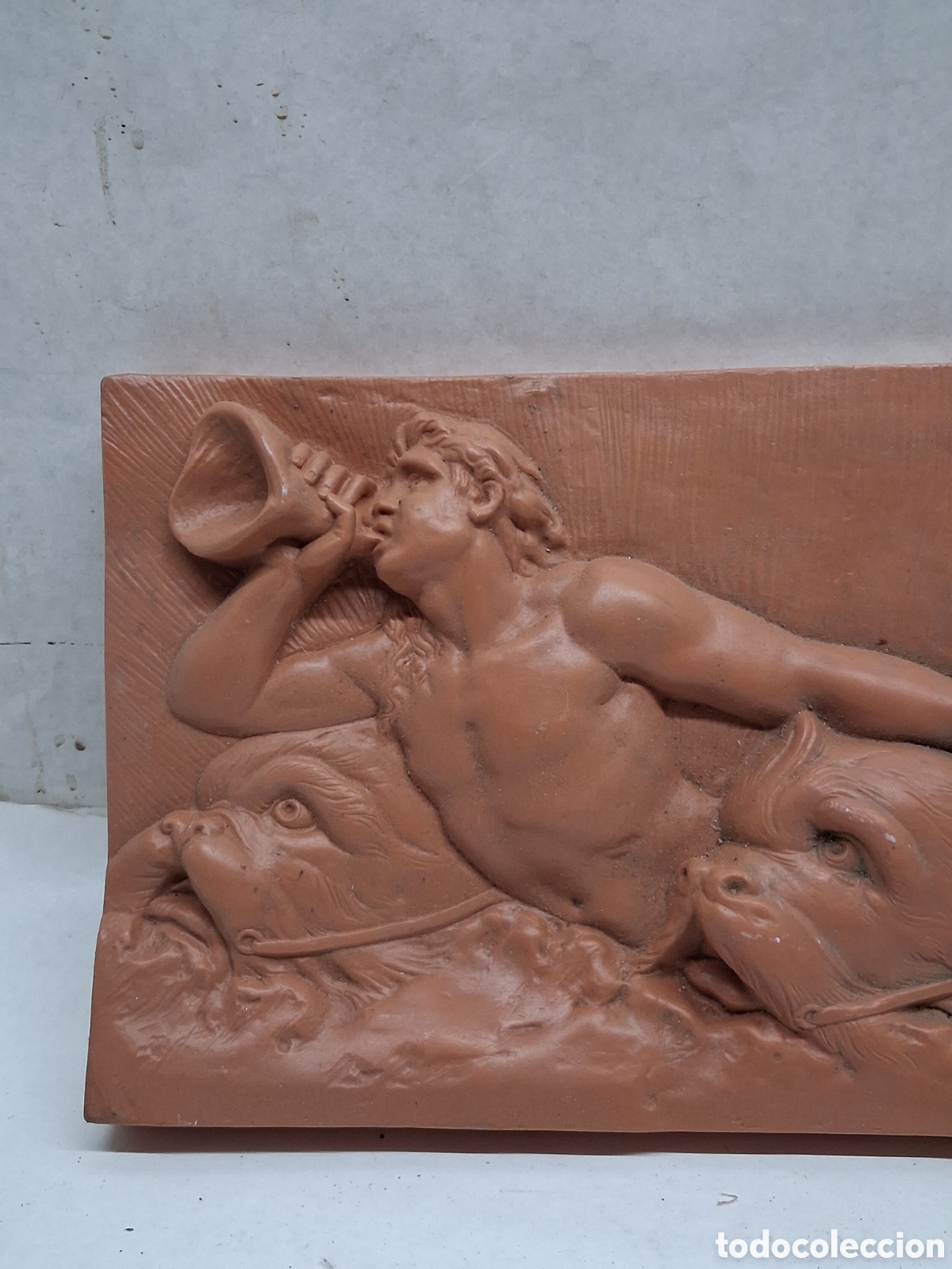 Vintage: Relieve escena mitol&oacute;gica - Foto 3