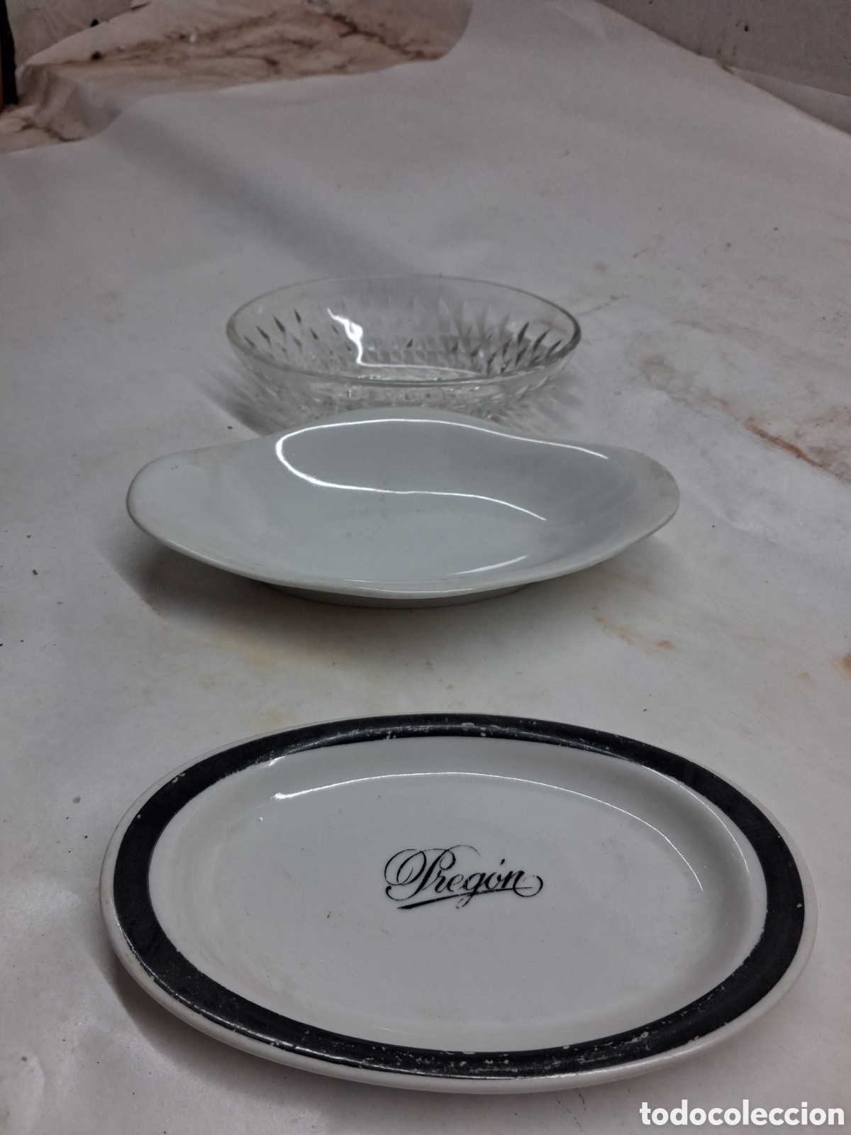 Vintage: 3 peque&ntilde;as bandejas o fuentes.