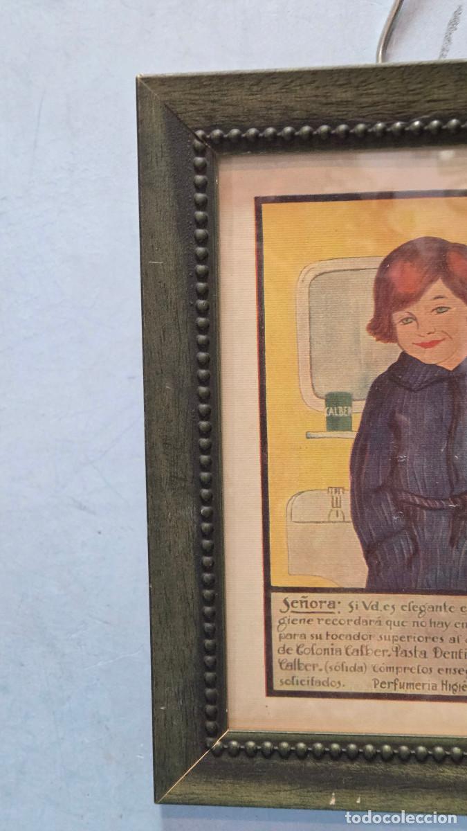 Vintage: cuadro con cartel antiguo
