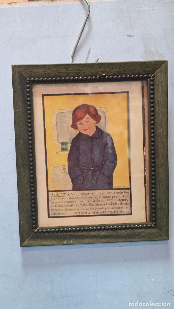 Vintage: cuadro con cartel antiguo