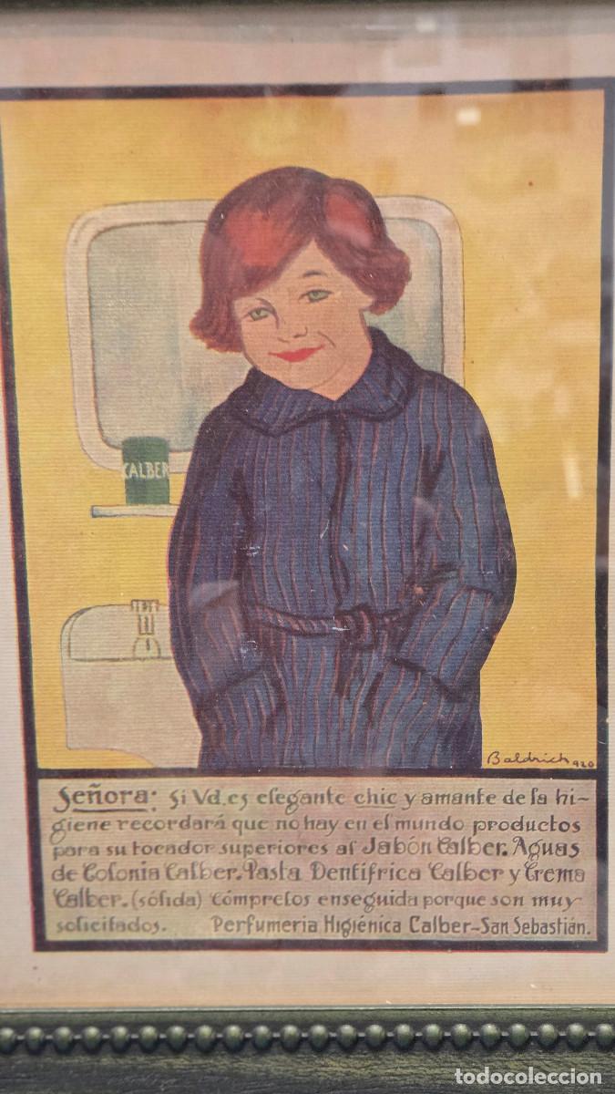 Vintage: cuadro con cartel antiguo - Foto 2