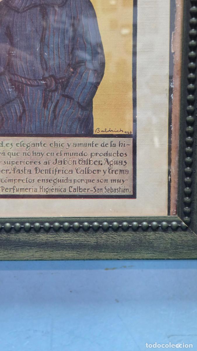 Vintage: cuadro con cartel antiguo - Foto 3