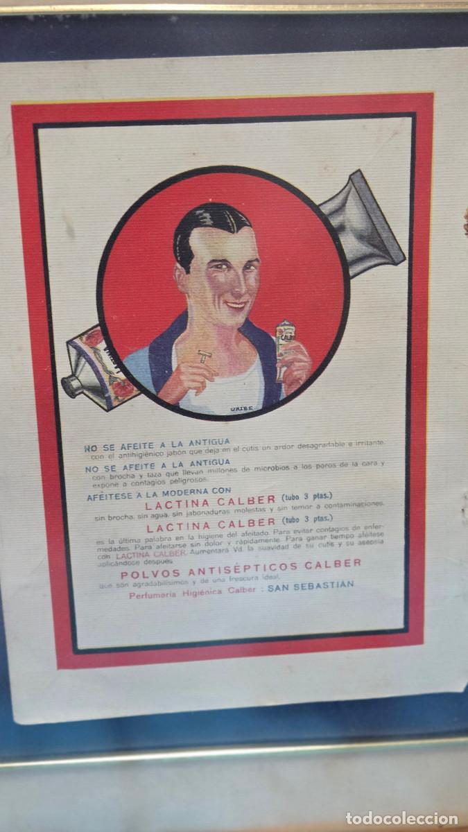 Vintage: cuadro con cartel antiguo - Foto 3