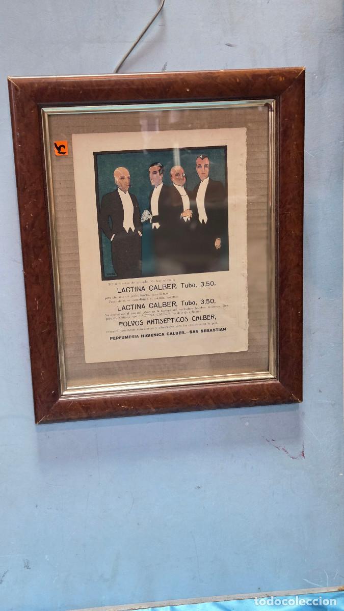 Vintage: cuadro con cartel antiguo