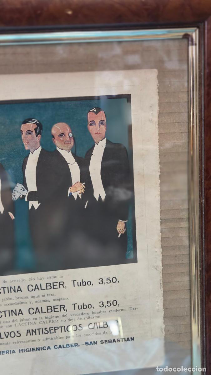 Vintage: cuadro con cartel antiguo - Foto 4