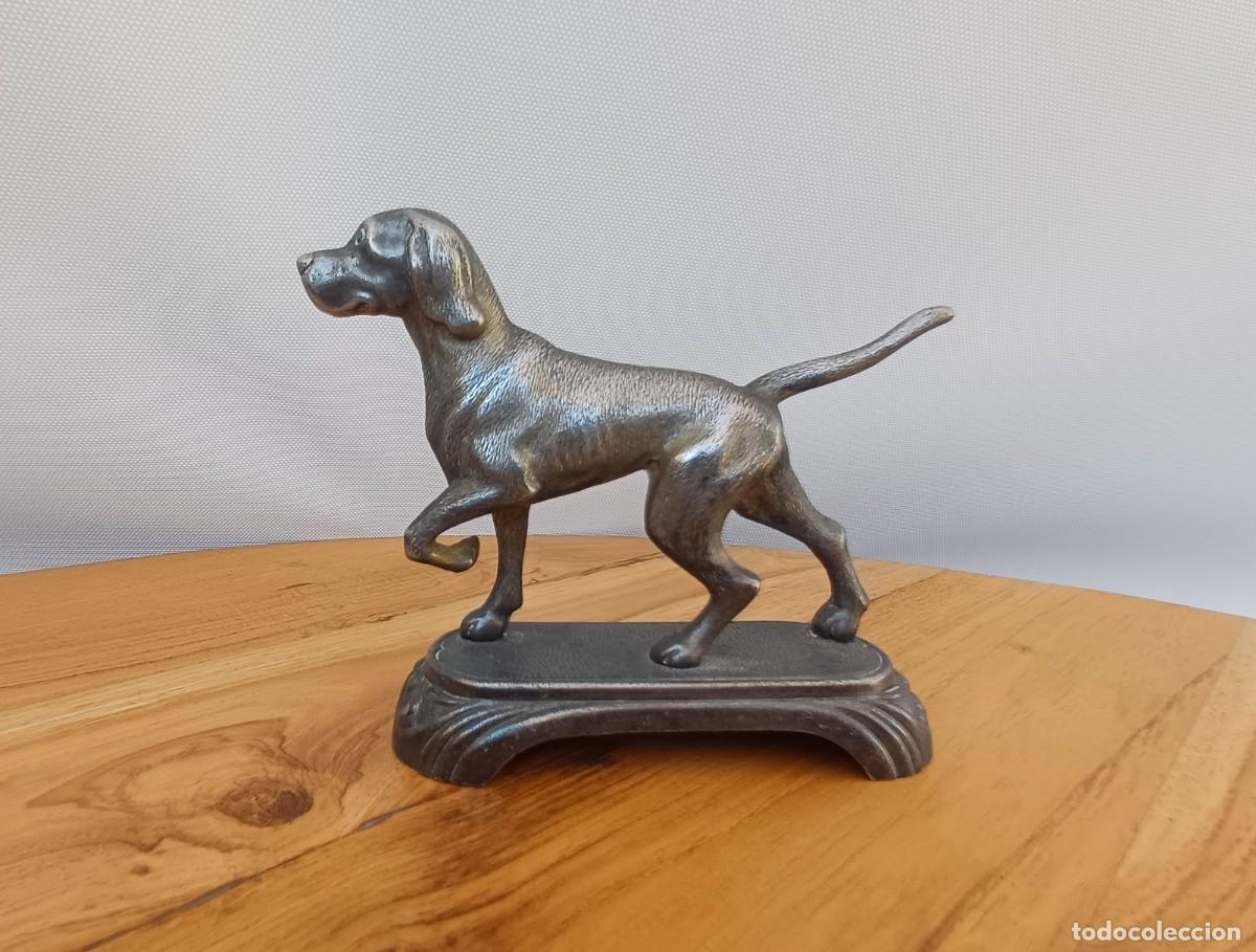 Vintage: Figura de perro de caza