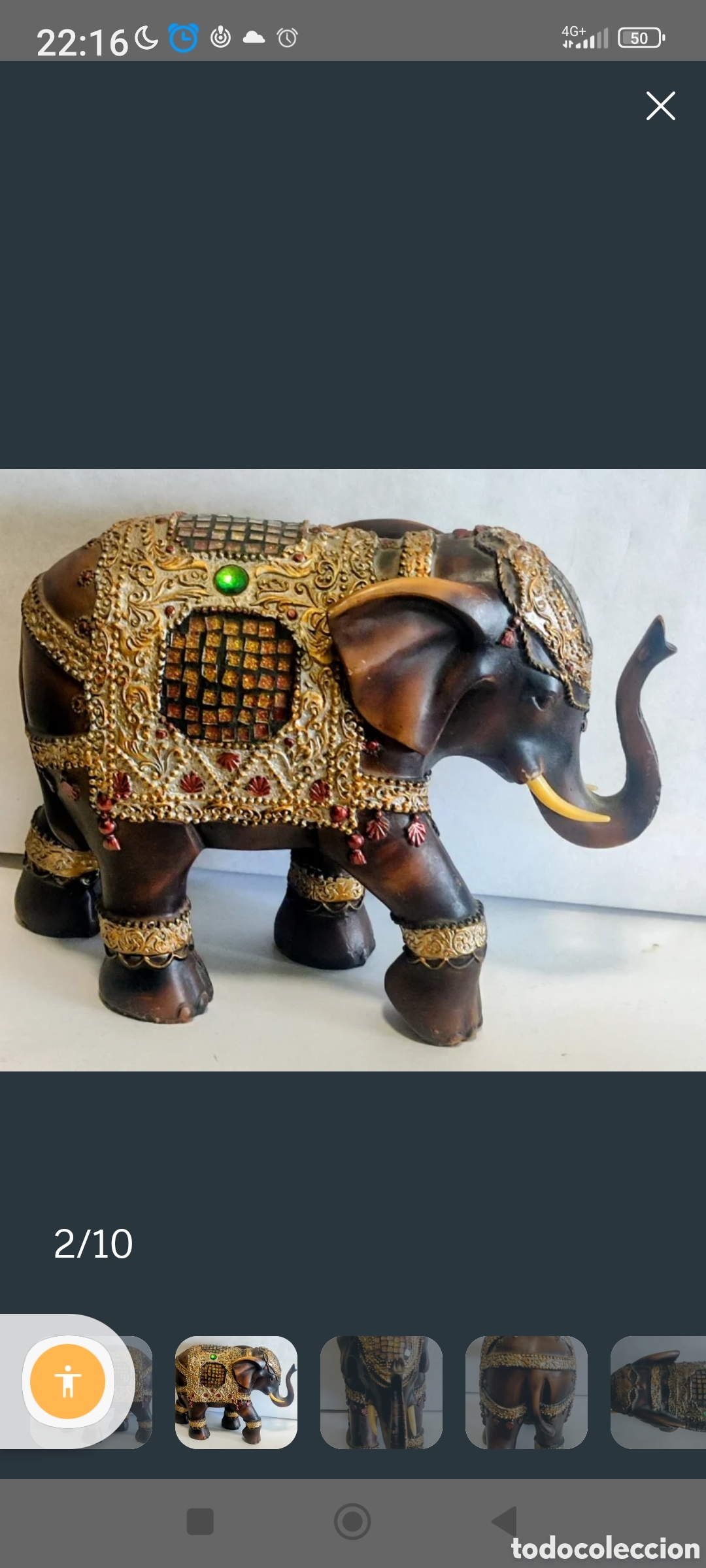 Vintage: ESCULTURA ELEFANTE VINTAGE