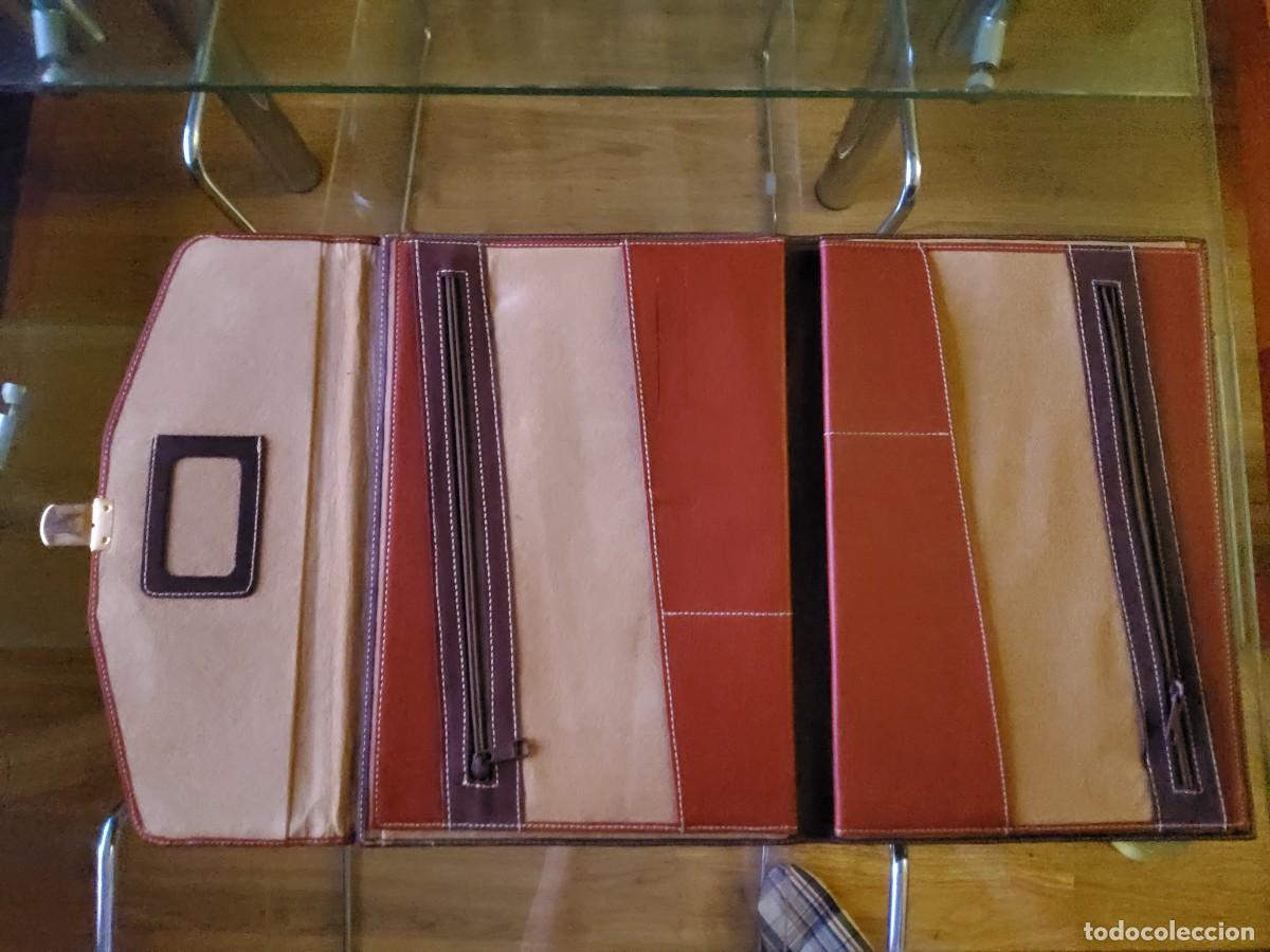 Vintage: Portadocumentos vintage loewe en piel - Foto 3