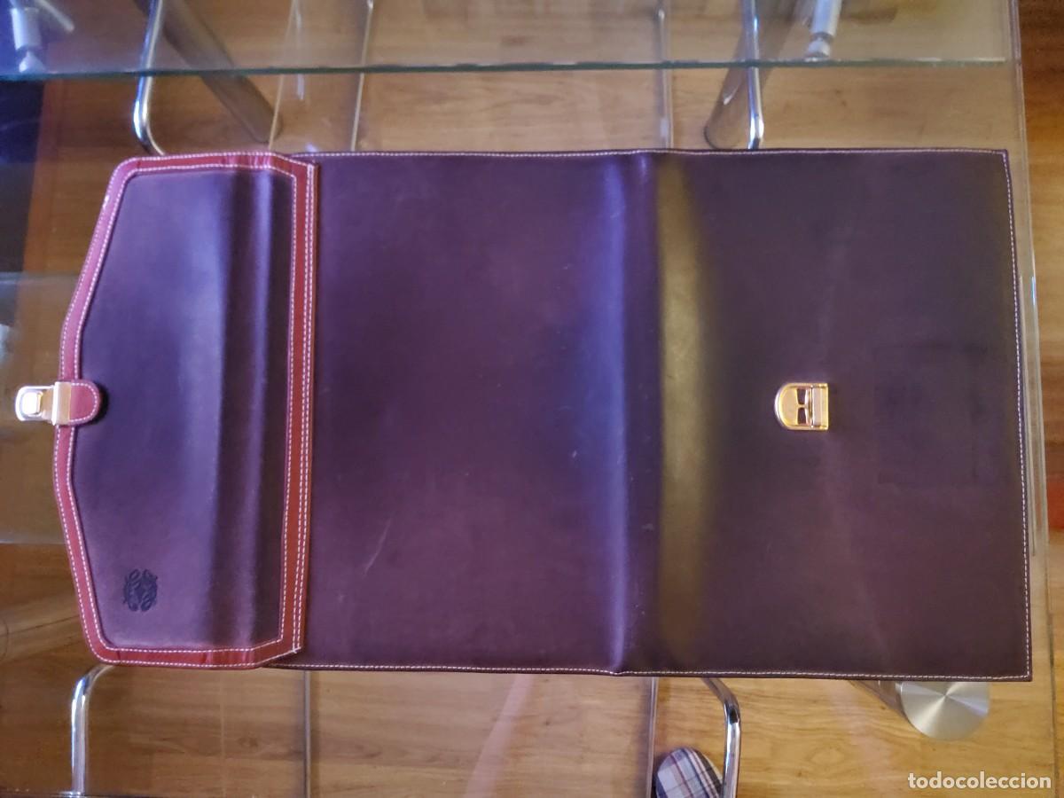 Vintage: Portadocumentos vintage loewe en piel - Foto 4