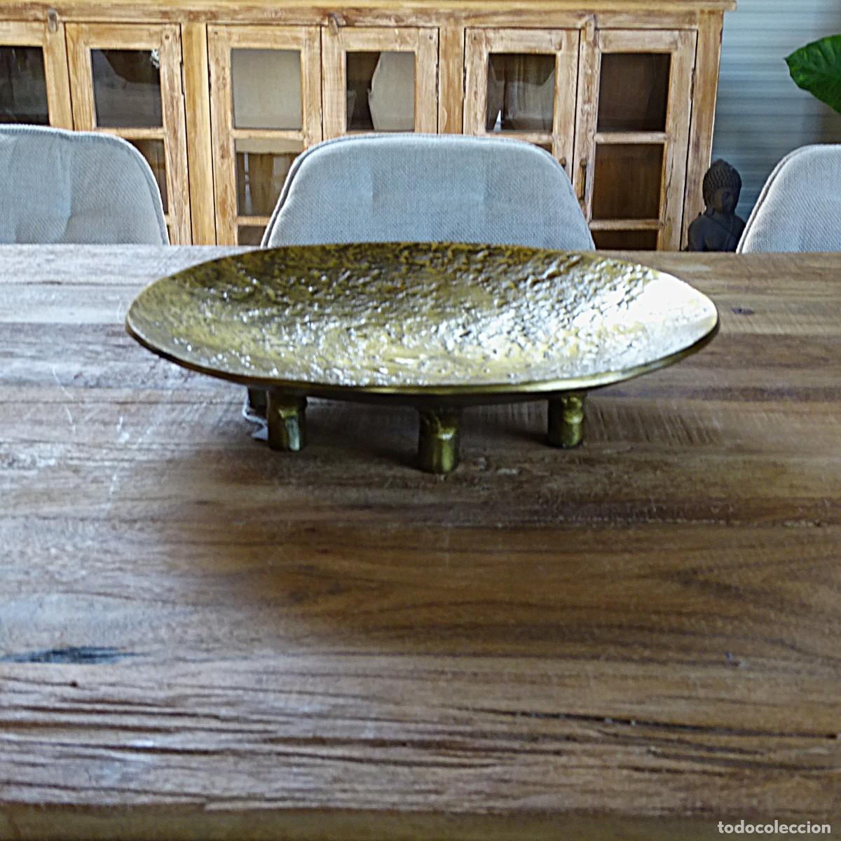 Vintage: Centro de mesa de metal - Foto 1