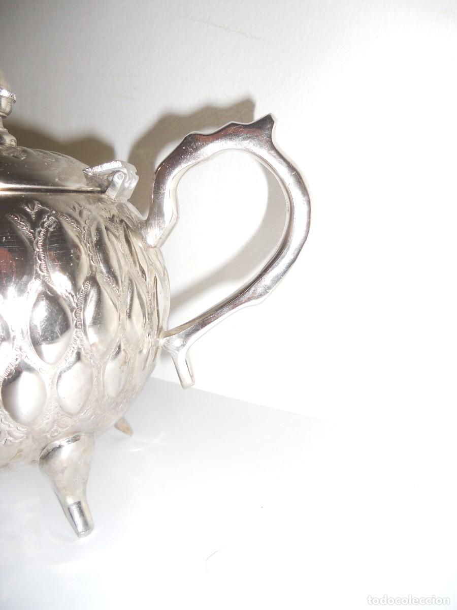 Vintage: TETERA PLATEADA CON EL SELLO DEL FABRICANTE - Foto 12
