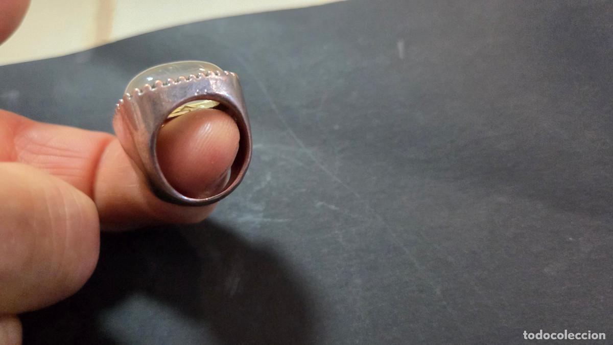 Vintage: anillo color plata vintage - Foto 4
