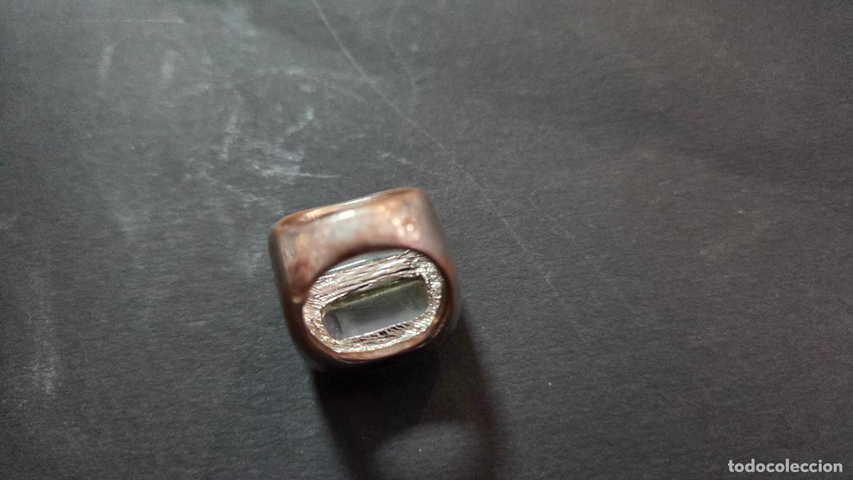Vintage: anillo color plata vintage - Foto 6