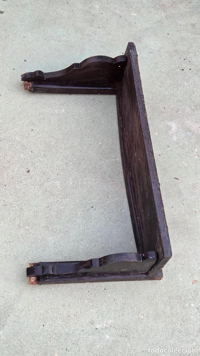 Vintage: estante de madera antiguo - Foto 2