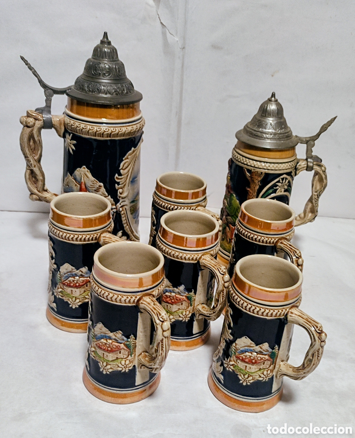 Vintage: 8 JARRAS CERVEZA ALEMANA