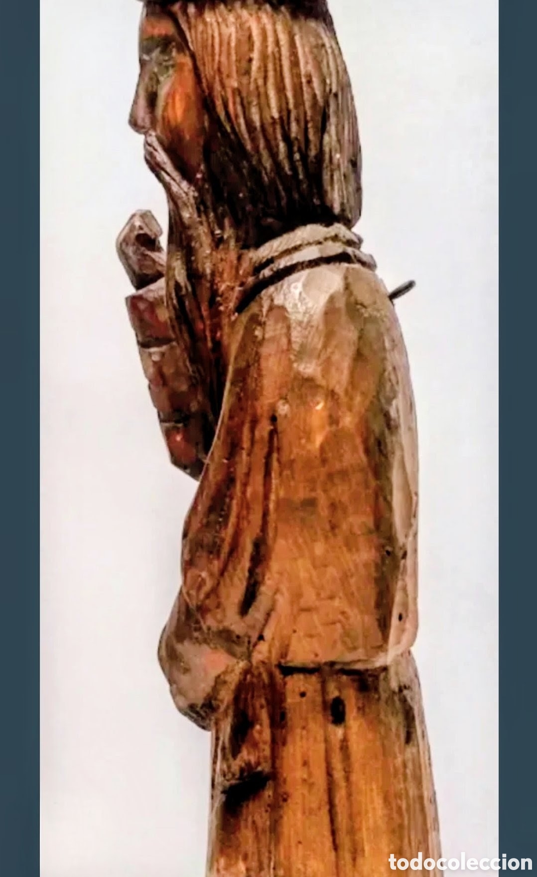 Vintage: ESCULTUR MADERA TECA - Foto 4
