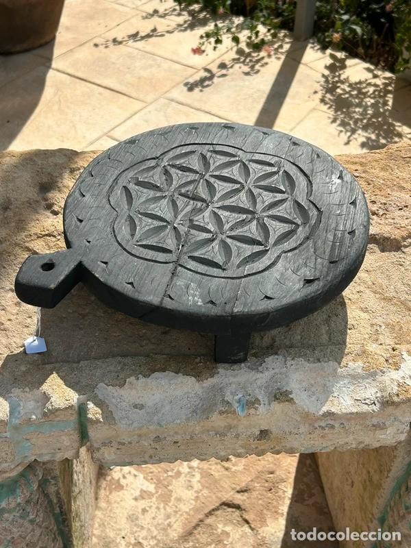 Vintage: Base de madera chapati - Foto 1