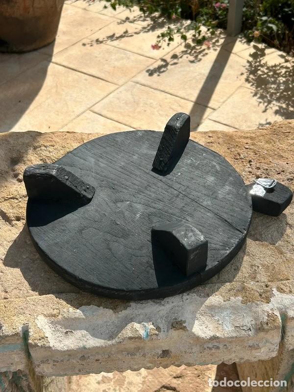 Vintage: Base de madera chapati - Foto 3