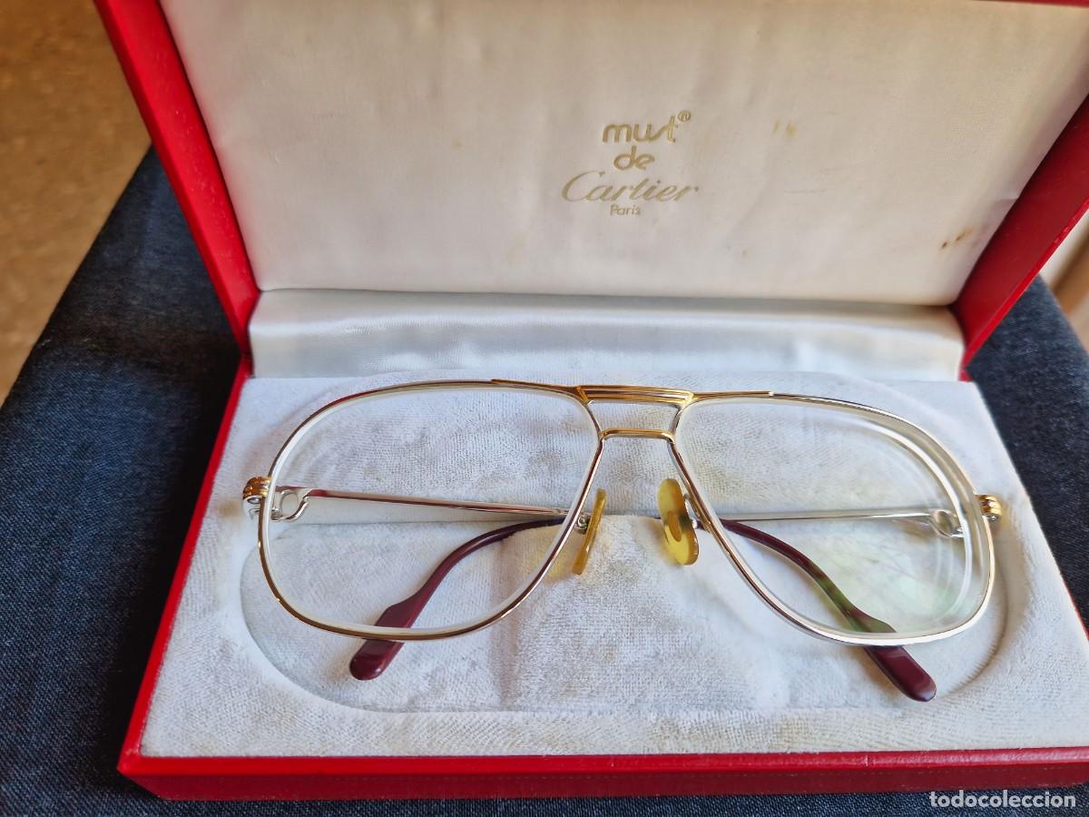 Vintage: GAFAS ORIGINALES CARTIER TANK LC PLATINO GRANDE