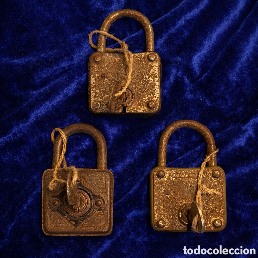 Vintage: Lote de candados de principios del Siglo XX