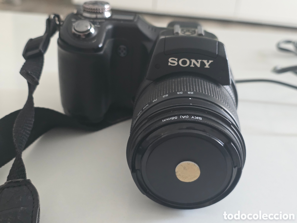 Vintage: sony cyber-shot dsc-f828 8mp funciona cargador bateria 2gb