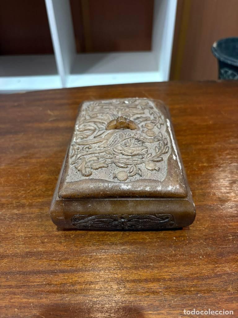 Vintage: CAJITA DE PIEDRA TALLADA - Foto 2
