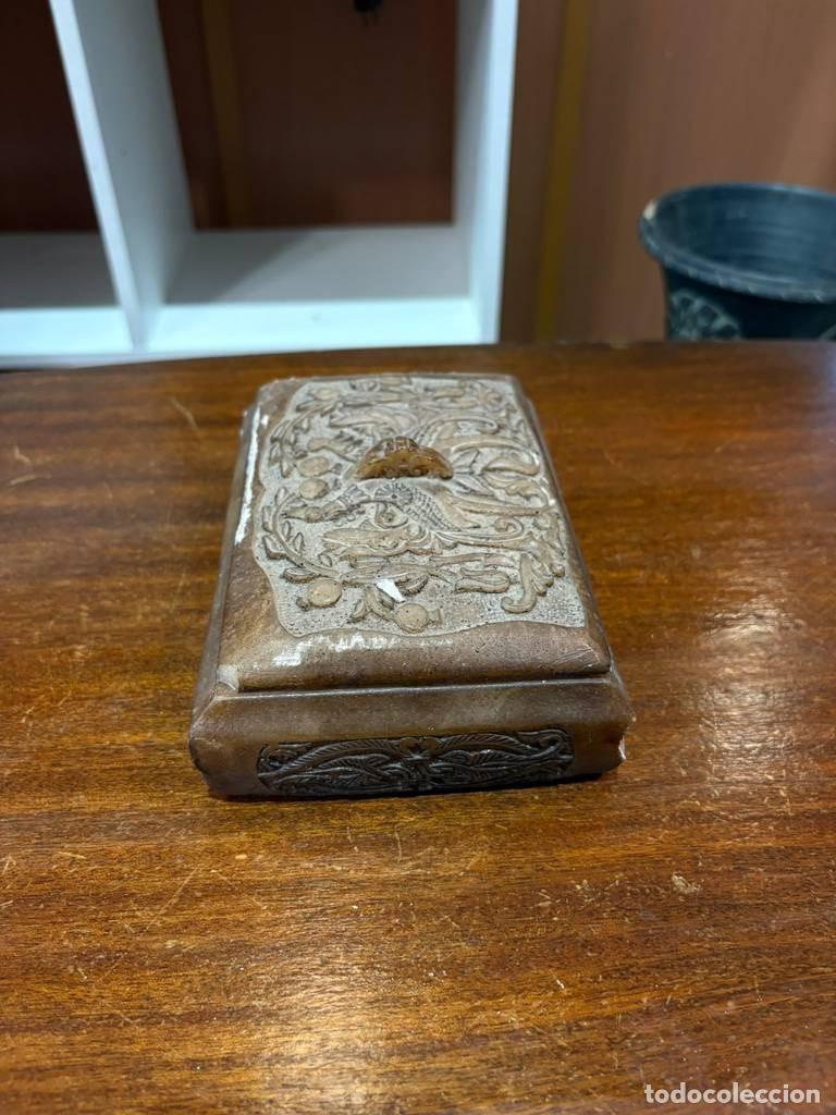 Vintage: CAJITA DE PIEDRA TALLADA - Foto 3