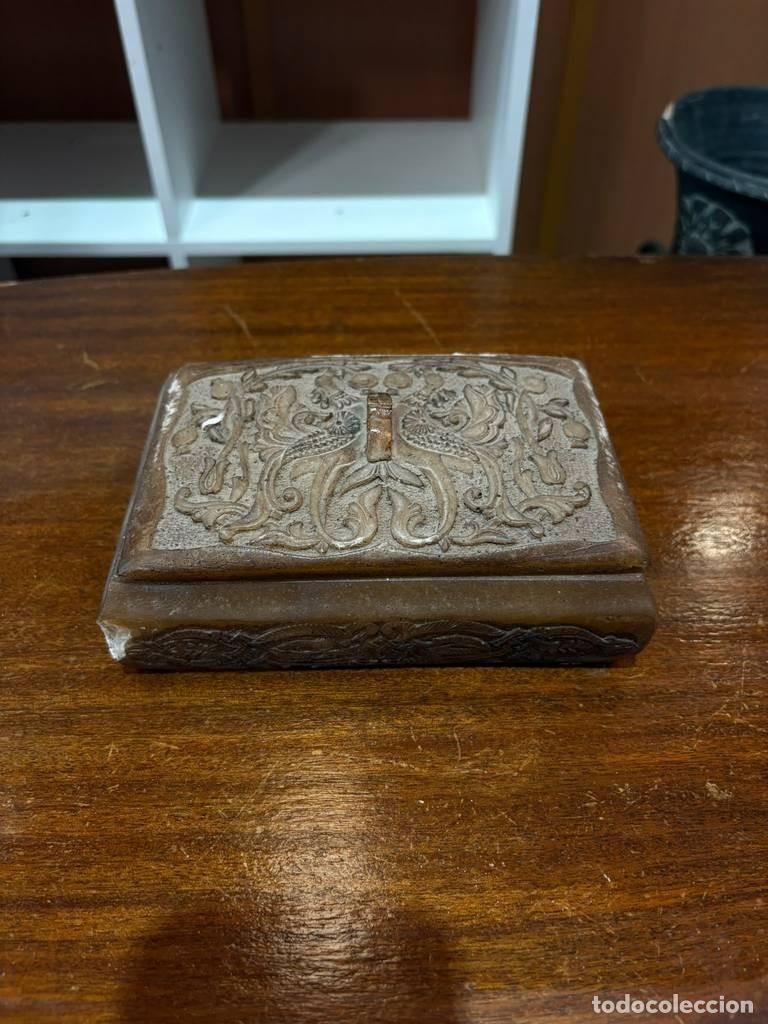 Vintage: CAJITA DE PIEDRA TALLADA - Foto 5
