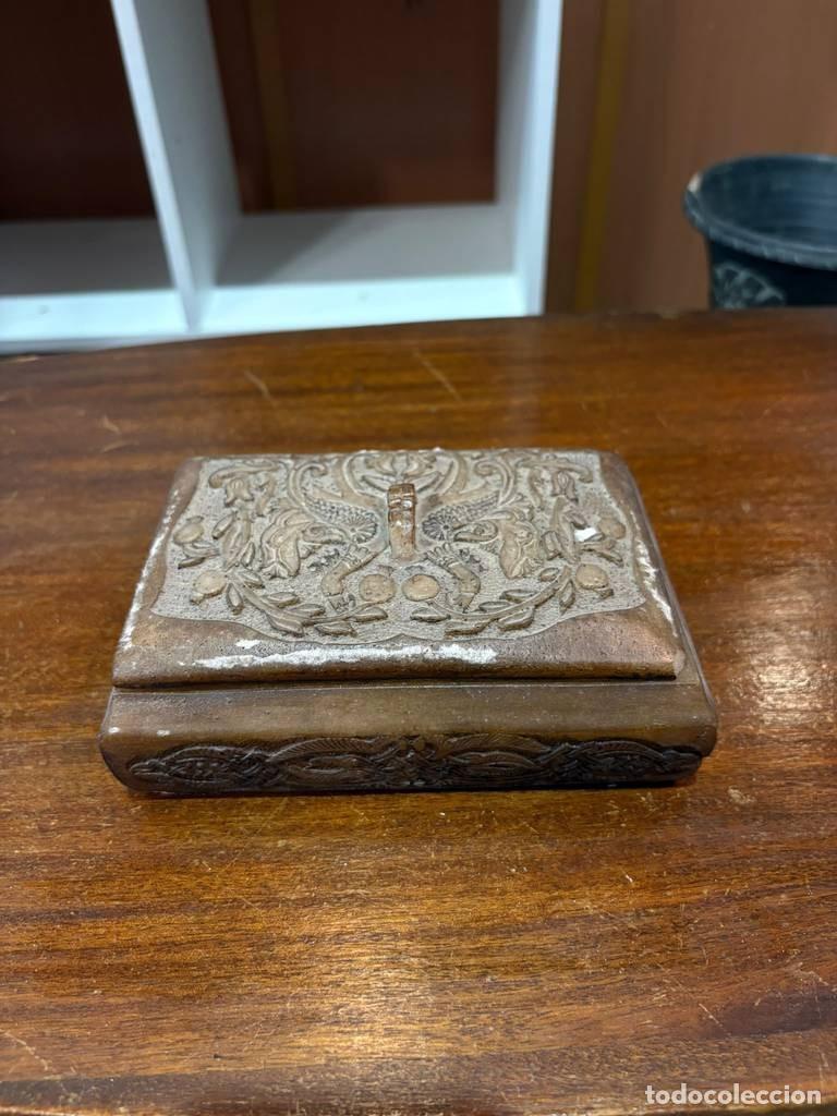 Vintage: CAJITA DE PIEDRA TALLADA - Foto 6