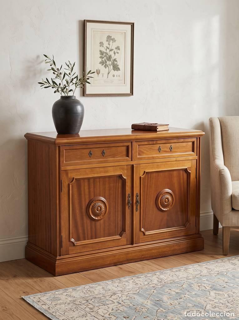 Vintage: MUEBLE APARADOR DE MADERA
