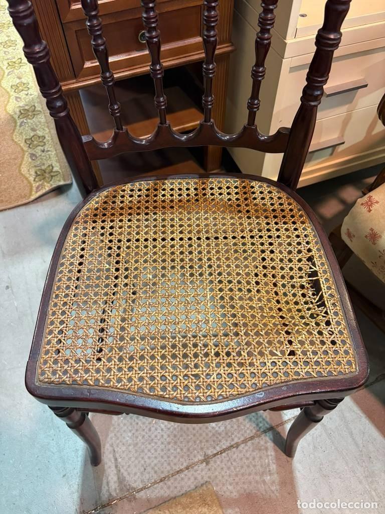 Vintage: ANTIGUA SILLA DE MADERA - Foto 5