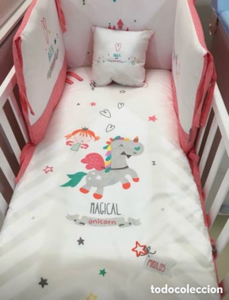 Vintage: Ropa de cuna Pirulos Magical Unicornio
