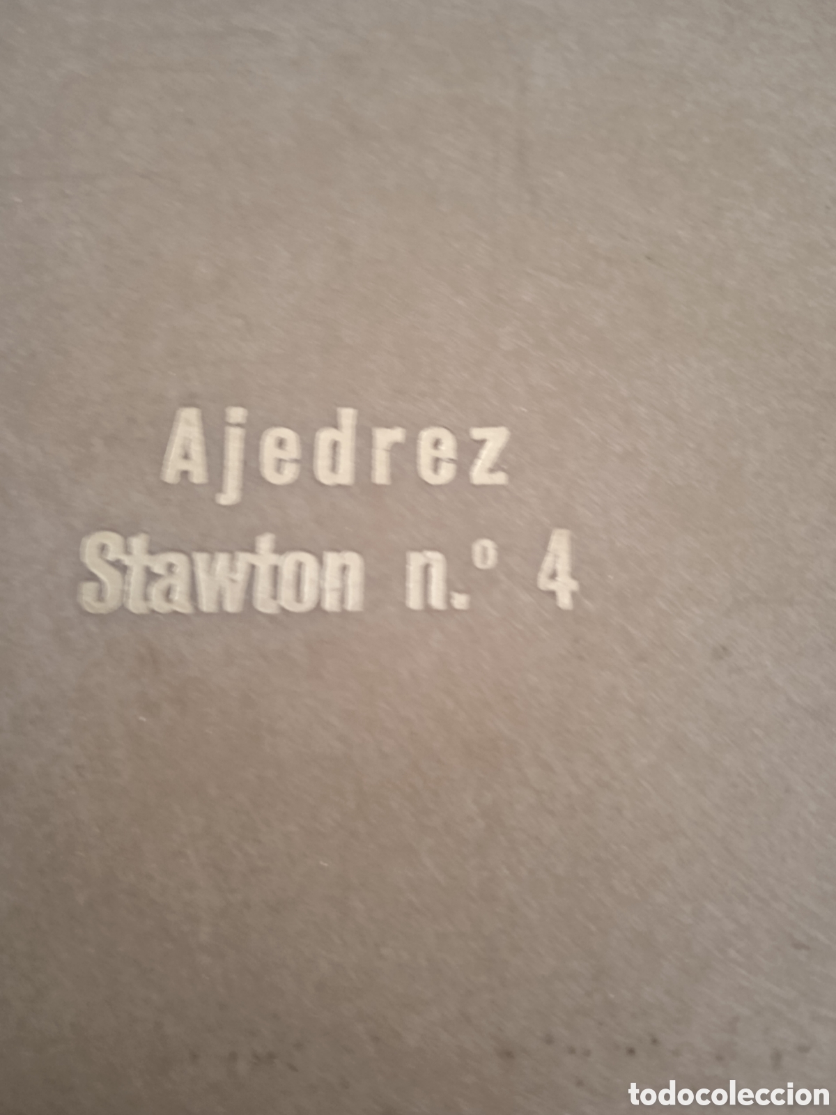Vintage: Ajedrez modelo Stawton con tablero y damas - Foto 6