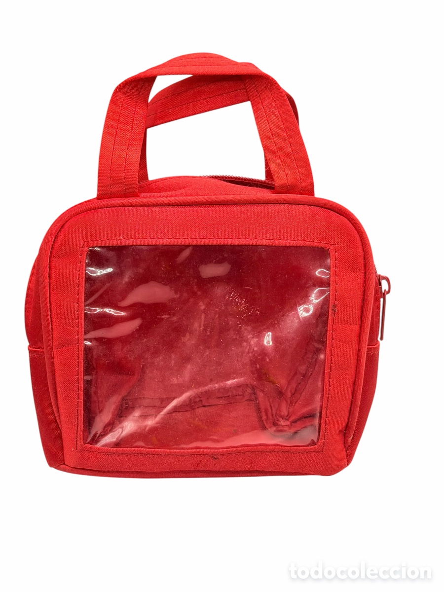 Vintage: Bolsa Vintage Roja de Tela