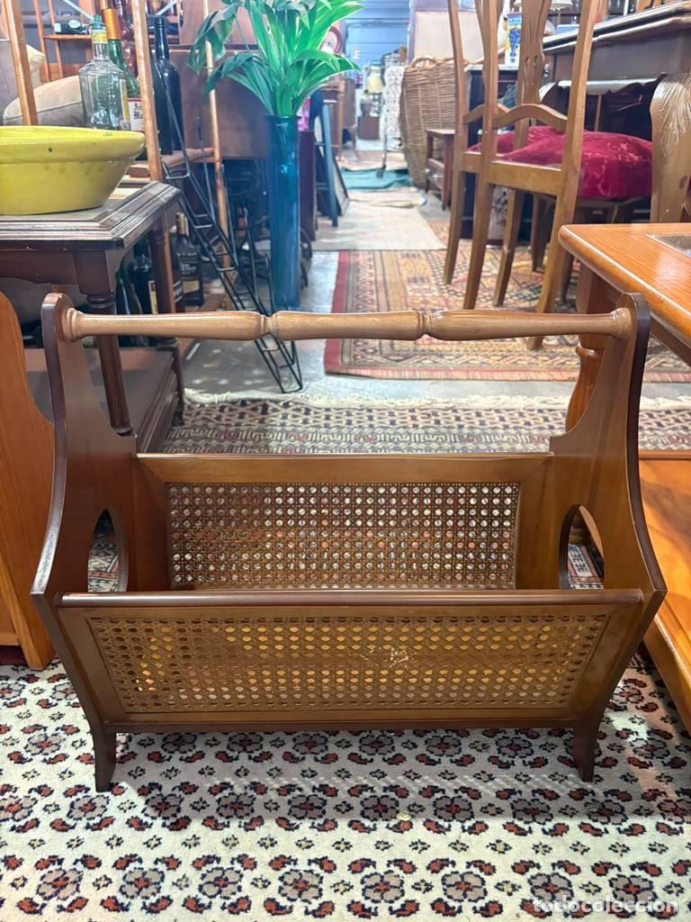 Vintage: REVISTERO DE MADERA Y RAT&Aacute;N - Foto 2
