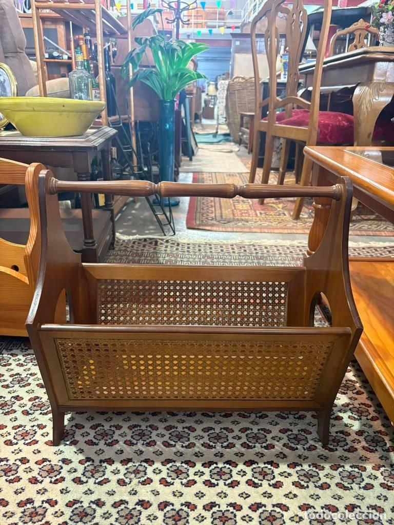 Vintage: REVISTERO DE MADERA Y RAT&Aacute;N - Foto 4