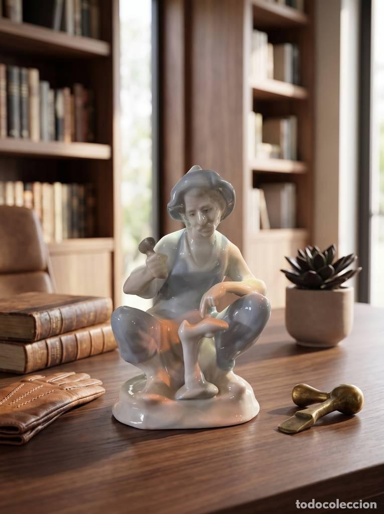 Vintage: FIGURA PORCELANA ZAPATERO