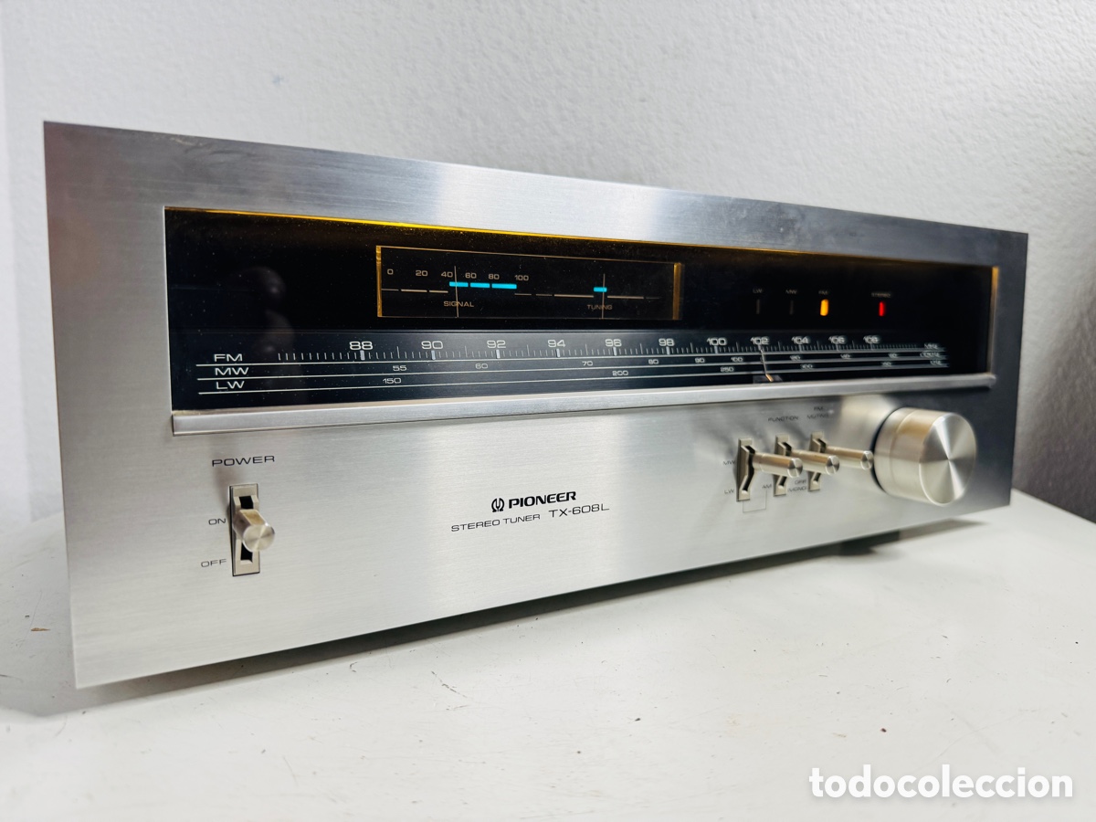 Vintage: Pioneer TX 608L Hifi Vintage Blue Line Stereo Tuner 1980s