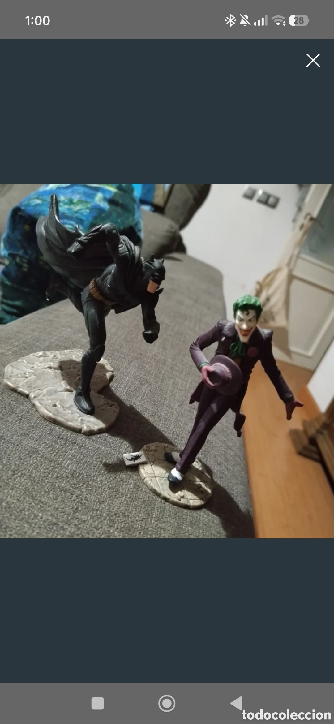 Vintage: Figuras de Batman y Joker