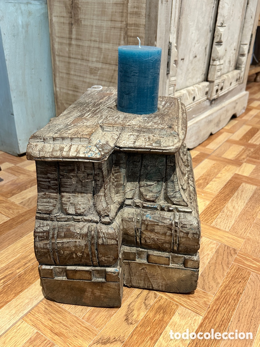Vintage: Candelabro de base de columna - Foto 2