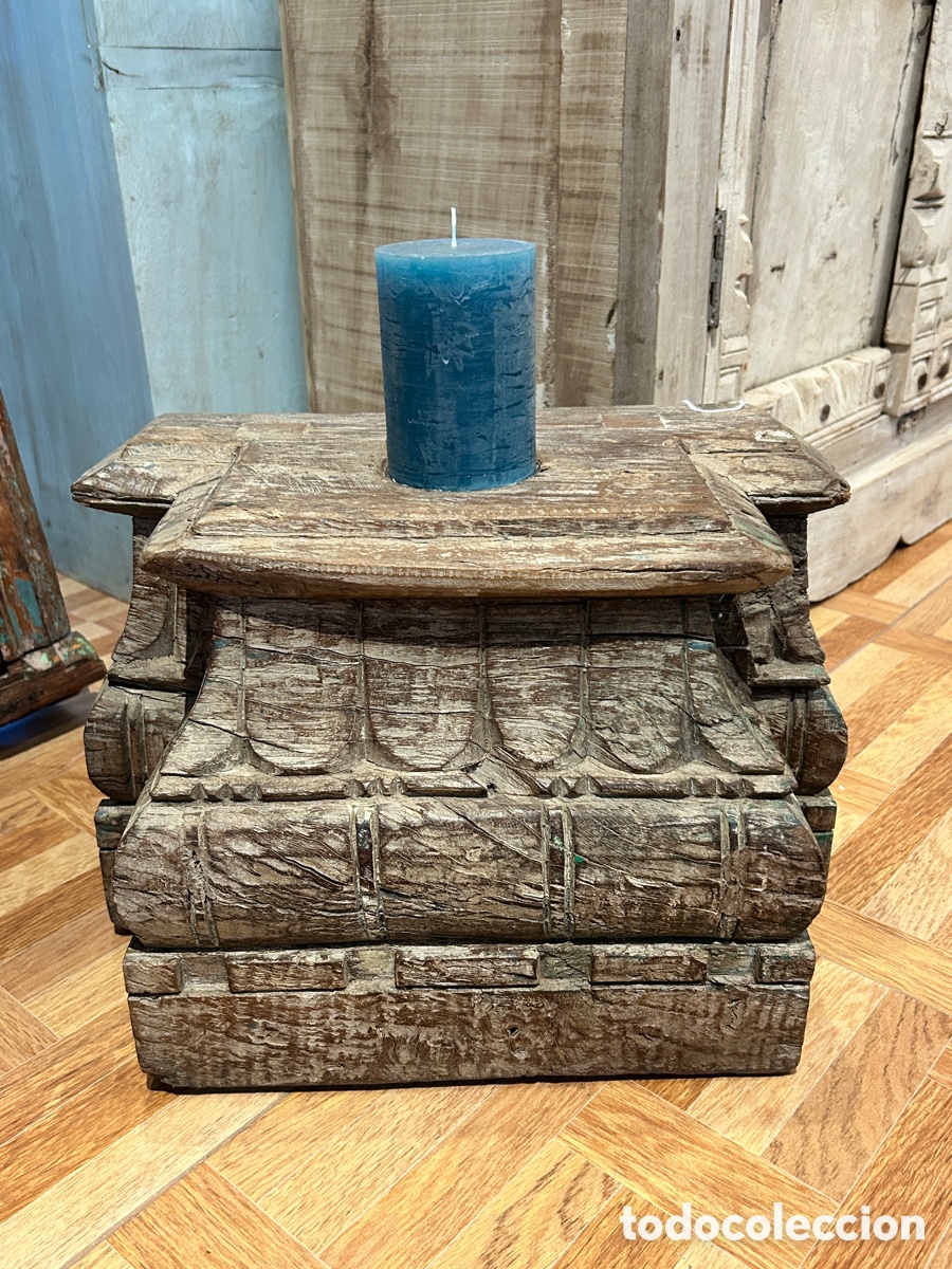 Vintage: Candelabro de base de columna