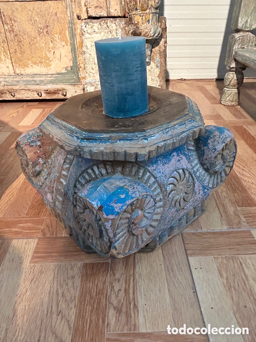 Vintage: Candelabro de base de columna - Foto 2
