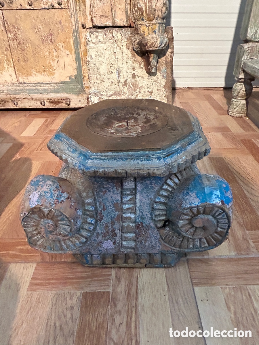 Vintage: Candelabro de base de columna - Foto 3