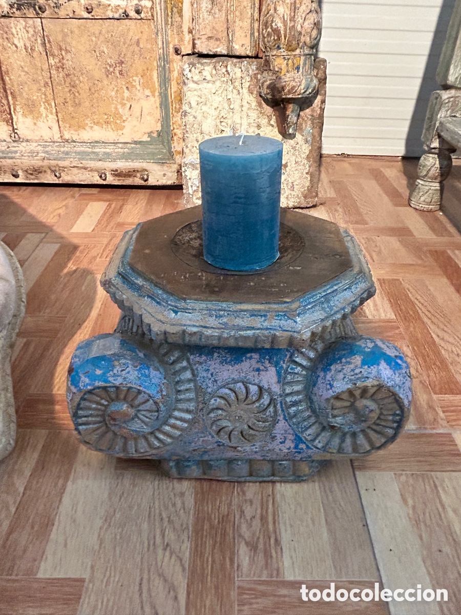 Vintage: Candelabro de base de columna